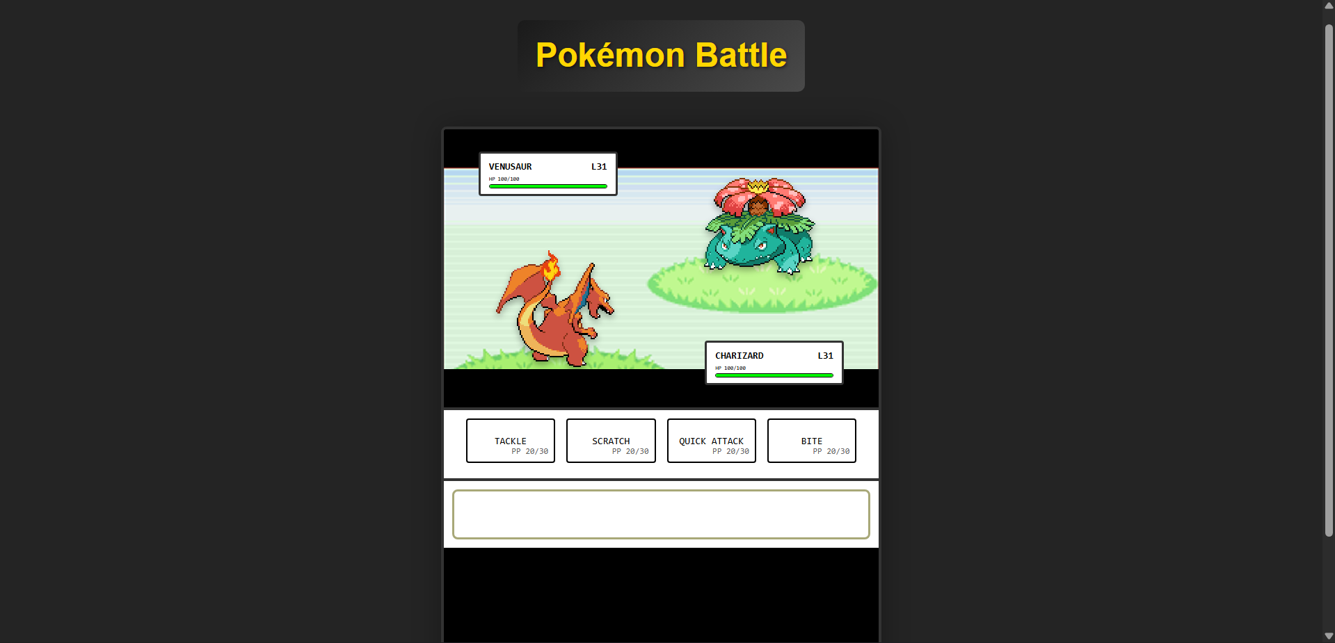 Pokemon Simulation