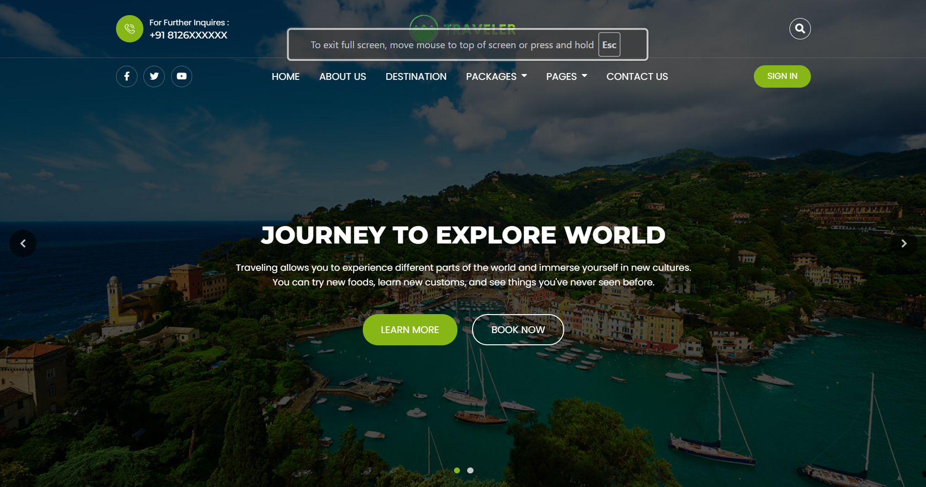 Travel Portal